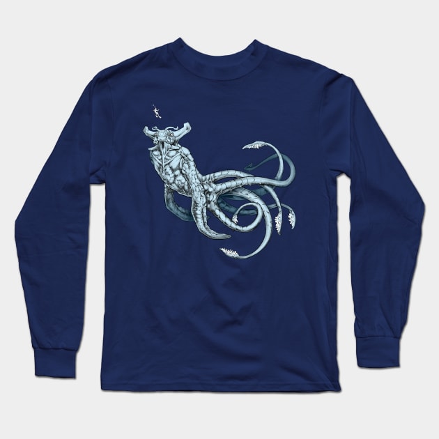 Sea Emperor Long Sleeve T-Shirt by UnknownWorlds